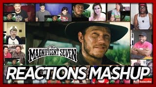 THE MAGNIFICENT SEVEN  Teaser Trailer Reactions Mashup [upl. by Bohlin]