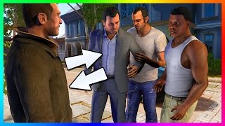 10 Grand Theft Auto Characters That Make SECRET Appearances In GTA 5 amp Other Rockstar Games GTA V [upl. by Hector]