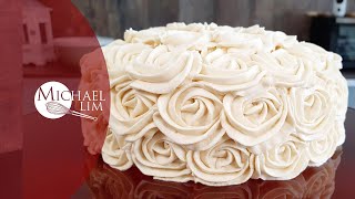 Coconut Cream Frosting For Cakes  How to make coconut cake frosting  Michael Lim [upl. by Alicirp]