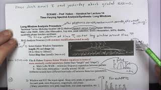 ECE402 Lecture 14 Spectral AnalysisSynthesis Part 2 [upl. by Wolliw]