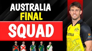 T20 World Cup 2024  Australia Team Final Players List  Australia Squad for World Cup 2024 [upl. by Bree]