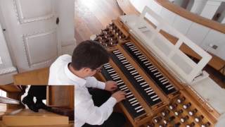 JS Bach PrÃ¤ludium und Fuge aMoll BWV 543 Abtei Neresheim [upl. by Hannus212]