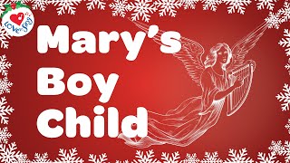 Marys Boy Child with Lyrics 👼 Christmas Song 🎄 [upl. by Anihsak654]