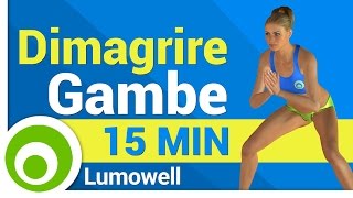 Come Dimagrire le Gambe Cardio ed Esercizi di Tonificazione [upl. by Nahrut]