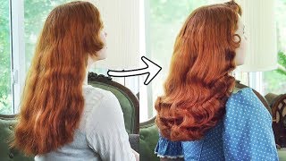 EASY Vintage Curls with FoamSponge Rollers  Updated Tutorial [upl. by Asnerek]