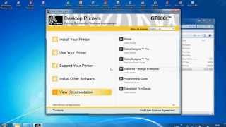 HOW TO INSTALL ZEBRA GT820 DRIVERCara instal driver zebra GT820 [upl. by Lleynad]