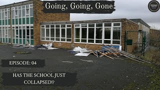 Has the former School Collapsed  South Chadderton School demolition day 10 [upl. by Ramoj]