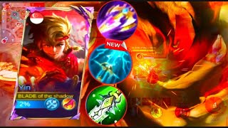 YIN REVAMP ULTIMATE INSANE DAMAGE  NEW BEST BUILD  MOBILE LEGENDS [upl. by Aisset]