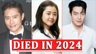 Top KDrama Actors Who Died In 2024  Korean Celebrities Deaths [upl. by Kippy]