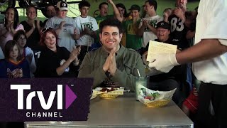 Atomic Wing Challenge  Man v Food  Travel Channel [upl. by Nomal]