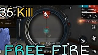 35kill in free fire solo matchtrending [upl. by Oicafinob]