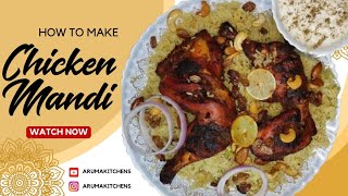 Hyderabadi Chicken Mandi  Chicken Mandi  Chicken Mandi Recipe  Mandi recipe [upl. by Lilahk]