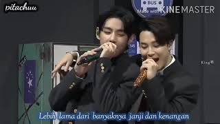 BTS 방탄 소년단 V jimin  Friends  live perfom sub indo [upl. by Eillo]