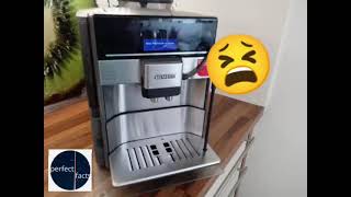 Kaffeevollautomat rattert quietscht knarrscht Reparaturanleitung für Siemens Jura Delonghi [upl. by Ahsemak]