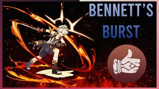 Bennetts Burst Explained  Genshin Quick Guide [upl. by Clava]