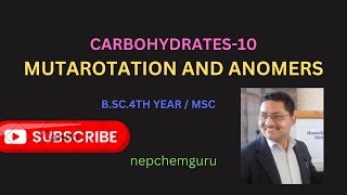 carbohydrates10bsc4thyearmutarotationanomersmsc [upl. by Araik]