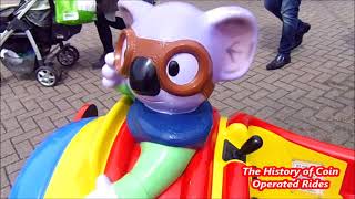 2000s Coin Operated Aeroplane Kiddie Ride  Koala Brothers [upl. by Ariajay]