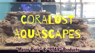 Coralust Aquascapes with Marco Rocks and STAX Rocks [upl. by Ahsik459]