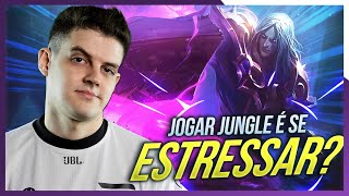 Jogar na JUNGLE é sempre sinônimo de ESTRESSE no LoL Karthus gameplay [upl. by Noakes342]