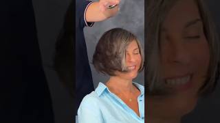 Bob haircut for women over 55 years old 💖Стрижка Боб для женщин за 55 лет 💖 [upl. by Assedo]