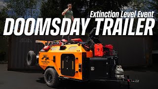 Apocalypses Rated Off Road Trailer Featuring Bear Spray Cannons Air Purifier Bullet Proof Glass [upl. by Kenley]