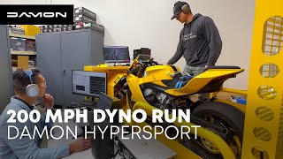 Damon Hypersport  200 MPH Dyno Run [upl. by Eiaj35]