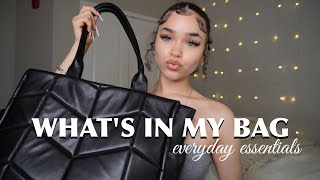 WHATS IN MY EVERYDAY BAG  essentials you need in ur purse [upl. by Trin]