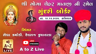 🔴 Live Ramel Gundari Border  Sedha Kamodi Devraj Kuchavada  શ્રી ગોગા ચેહર માતાજી ની રમેલ [upl. by Ellinger511]