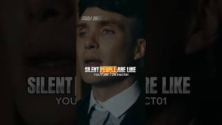 SIGMA RULES 440 SILENT PEOPLE ARE DANGEROUS peakyblinders thomasshelby sigma attitude shorts [upl. by Shannan]