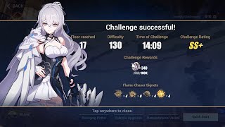 Honkai Impact 3 Elysian Realm 130D SILVERWING NEX Full Run [upl. by Zirtaeb]