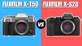 Fujifilm XT50 vs Fujifilm XS20  Which One Is Better [upl. by Hew]