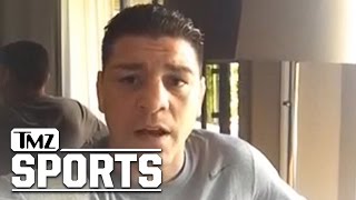 UFCs Nick Diaz Talks Training with Van Damme  TMZ Sports [upl. by Zebedee]