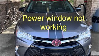 Power window not working  reset trick [upl. by Lehcsreh]