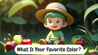 Improve Your English What Is Your Favorite Color  English Listening Skills  Speaking Everyday [upl. by Nasar661]