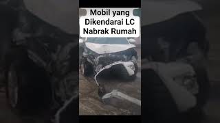 Diduga mabuk mobil yang dikendarai LC nabrak rumah TKP pentol Bandengan Jepara [upl. by Bosch]