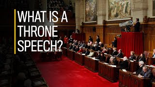 What is a throne speech [upl. by Reede]