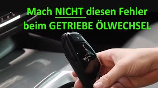 Mach NICHT diesen Fehler beim Mercedes Automatikgetriebe Ölwechsel [upl. by Scammon]