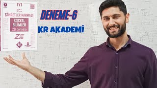 Deneme6  Şöhretler Karması 20li TYT Branş Denemesi  Tarih Sorularının Çözümleri  Ali Gürbüz [upl. by Aisatal]