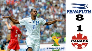 Eliminatoria Brasil 2014  Honduras 8 vs Canada 1  Oct 16 2012  1080p Full HD [upl. by Bergerac]