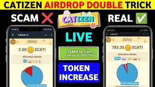 Catizen Airdrop stake to earn  catizen Airdrop new update  catizen Airdrop increase trick [upl. by Ailero]