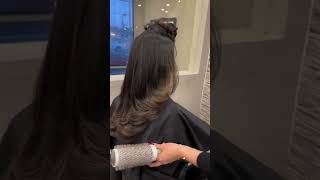 Blow Dryer Out Curls Easy Technique  Long Hair Blow Dryer 🦋💫 shorts hairstyle blowdryhair fyp [upl. by Urata]