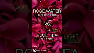 Rose Water vs Boiled Rose Petals [upl. by Eniger]