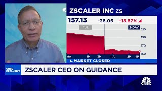 Zscaler CEO on guidance market reaction and CrowdStrike impact [upl. by Kurr]