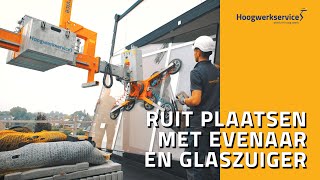 Glas plaatsen met GGA1000 insteker  Glaszuiger 💪 [upl. by Eeliab561]