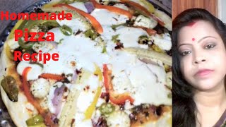 Pizza Recipe  Homemade Testy Pizza Recipe in Pan  Pizza Recipe Without Microwave Oven [upl. by Siger]