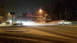 Seattle Snow Issaquah Washington [upl. by Alehtse]