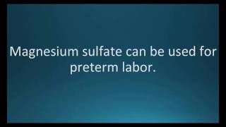 How to pronounce magnesium sulfate Memorizing Pharmacology Flashcard [upl. by Hatch]