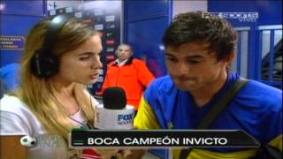 Chechu Bonelli entrevista a su novio Dario Cvitanich BOCA CAMPEON 2011 [upl. by Conners]