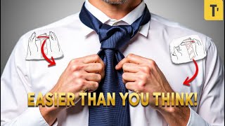 Tying a Half Windsor Tie is EASIER Than You Think [upl. by Kcire]