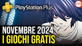 PLAYSTATION PLUS Novembre 2024 nuovi giochi quotGRATISquot [upl. by Yelserp]